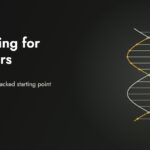 Biohacking for beginners guide, DNA helix illustration