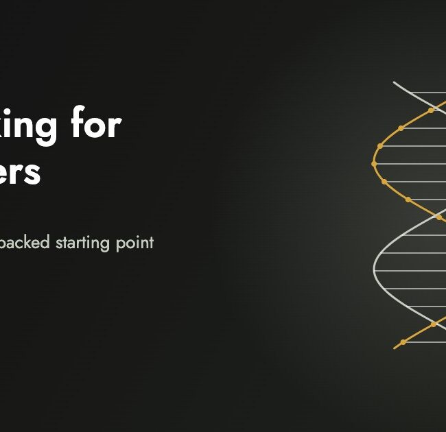 Biohacking for beginners guide, DNA helix illustration