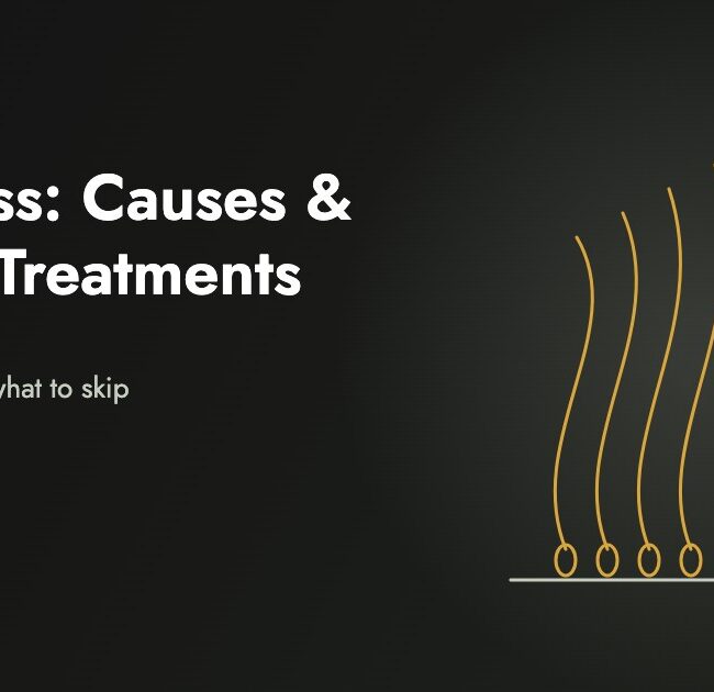 Hair loss causes and proven treatments guide by Biohacademy