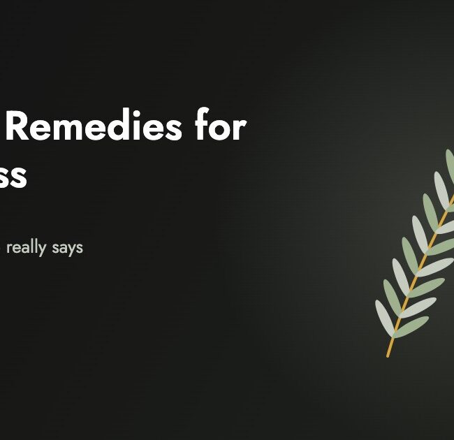 Natural remedies for hair loss, rosemary sprig and oil illustration